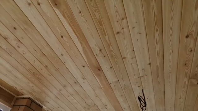 Обшивка потолка вагонкой из лиственницы смотреть онлайн
