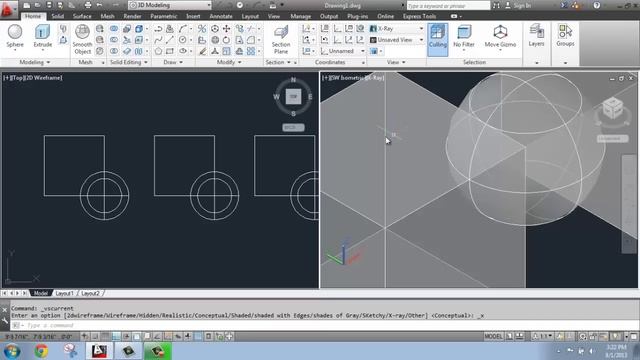 AutoCAD - 3D Modeling Basics #11 - Union, Subtract, Intersect - Brooke Godfrey смотреть онлайн