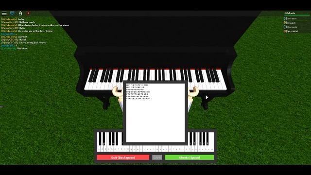 Roblox Piano Faded By: Alan Walker смотреть онлайн