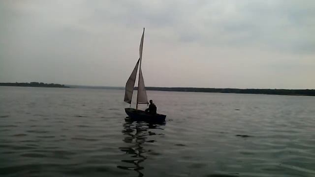 Самодельная лодка- новый парус смотреть онлайн