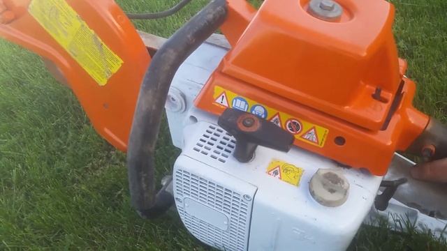 Stihl ts760 concrete saw rebuilt with farmertec смотреть онлайн