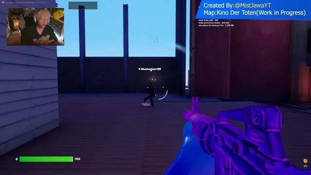 PLAY ZOMBIES IN FORTNITE IN FIRST PERSON. смотреть онлайн