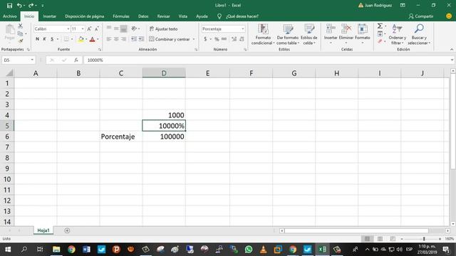 Como Calcular el Porcentaje de un Número en Excel 2016 смотреть онлайн