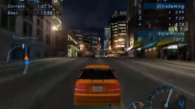 Honda Civic Turbo Oren - Need For Speed Underground смотреть онлайн