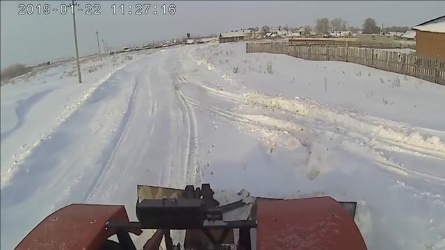 22 января.Очередной рабочий день на очистке территории зернотока. смотреть онлайн