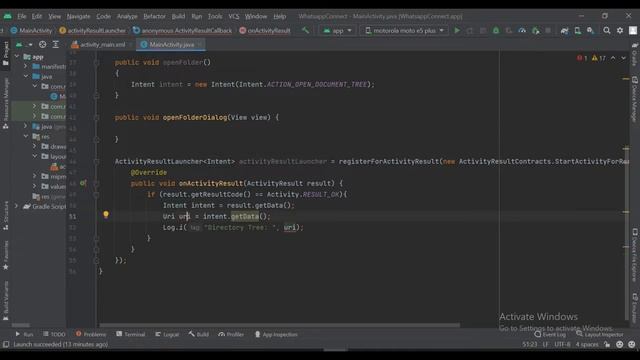 Android Studio Folder Picker Code смотреть онлайн