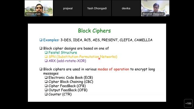 Webinar on Cryptography Concepts and Applications | CySecK | K-tech | IISc | KSCST | смотреть онлайн