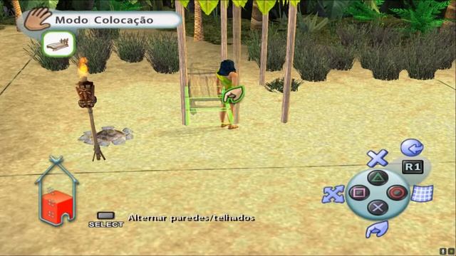 A Jangada e o Reencontro - Gameplay The sims 2 Castaway (Naufragos) Playstation 2 #03 смотреть онлайн