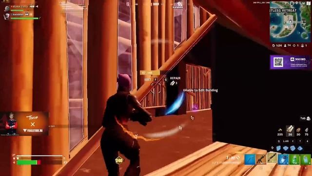 БУРНАЯ РЕАКЦИЯ ТУЗА НА КВАЛ В ДУО ТУРНИРЕ ФОРТНАЙТ. TOOSE И KXRVINHO DUO CASH CUP FORTNITE CHAPTER смотреть онлайн
