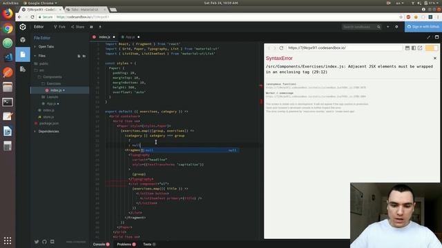 Learn React & Material UI - #4 Lists, Tabs & Typography смотреть онлайн