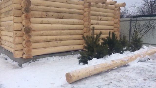 Сруб бани 5 на 7 в г.Рязань. смотреть онлайн