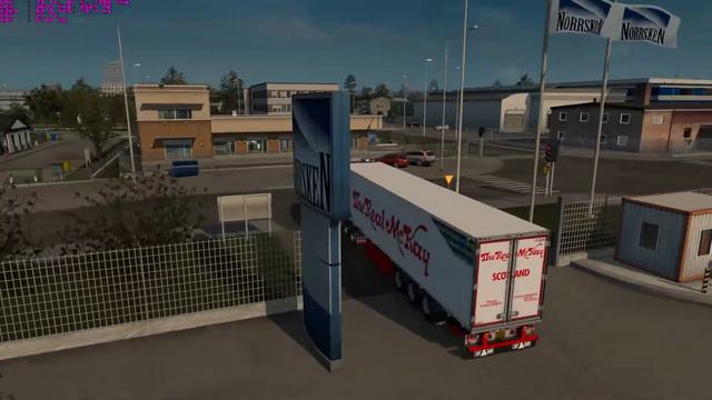 Euro Truck Simulator 2 Scania Streamline Tonerud Transport смотреть онлайн