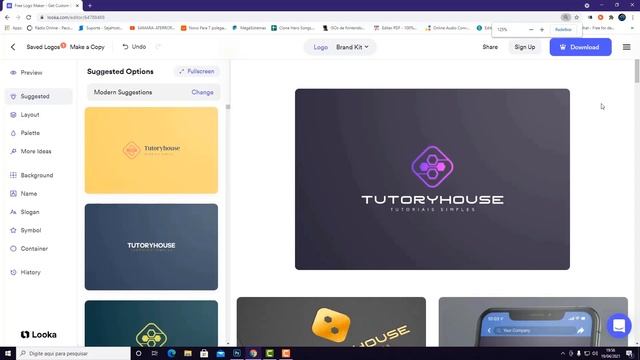 Como criar Logomarca profissional grátis 2021 (Super dica) смотреть онлайн