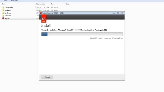 Adobe Illustrator CC 2014 Installation смотреть онлайн