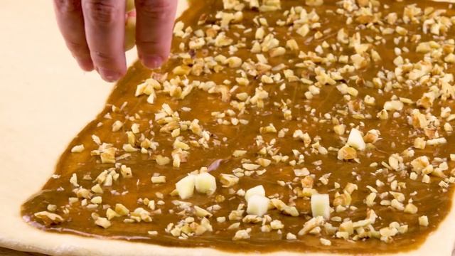 Яблочный Пирог С Карамелью И Грецкими Орехами: Потрясающий Рецепт! смотреть онлайн