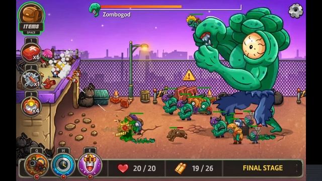 Just Playin' Zombo Buster Rising Lvl. 30 - Final Level *** Zombogod Boss Battle ***