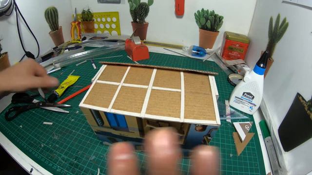 DIY - How To Make A Miniature House Using Cardboard - 28mm Medieval House
