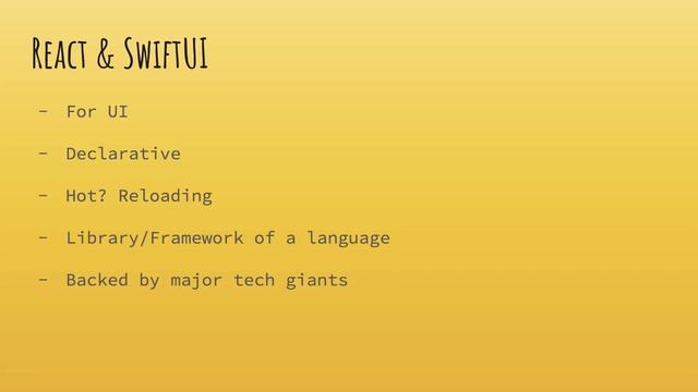 SwiftUI vs React: Is it React on steroids? смотреть онлайн