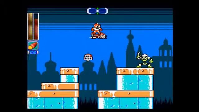 Megaman 4 Complete Works Dr Cossack stage 1 смотреть онлайн