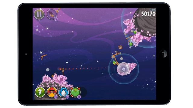 Angry Birds Space 7-16 Cosmic Crystals (3 Stars) смотреть онлайн