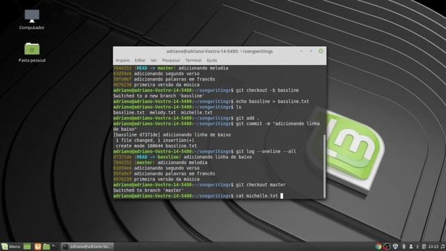 Criando e deletando branches, navegando entre elas e combinando as alterações | Curso básico de Git смотреть онлайн