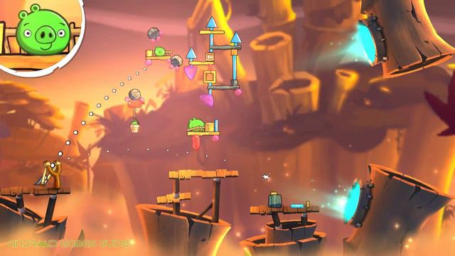 Angry Birds 2: Level 57: Walkthrough (3 STARS) HD смотреть онлайн