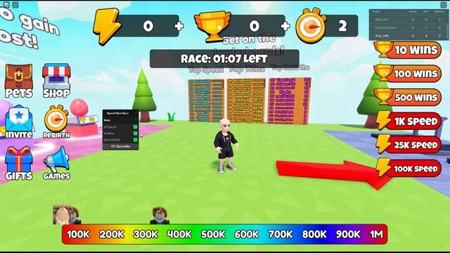 [OP] Roblox Speed Run Race Script - Infinite Wins & Speed смотреть онлайн