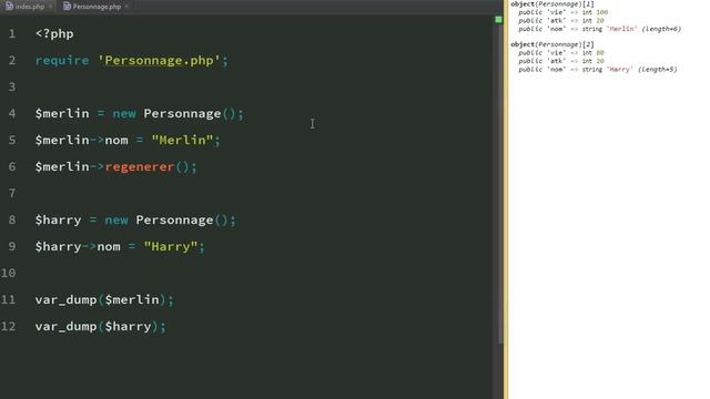 La POO en PHP (3/31) : Notre première class смотреть онлайн