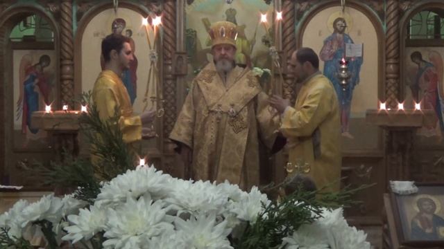 Всенощное бдение под праздник Свт. Николая, архиеп. Мир Ликийских, чудотв. смотреть онлайн