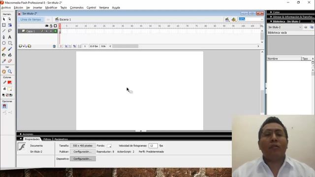 MACROMEDIA FLASH 8.- CONOCIENDO LA INTERFAZ смотреть онлайн