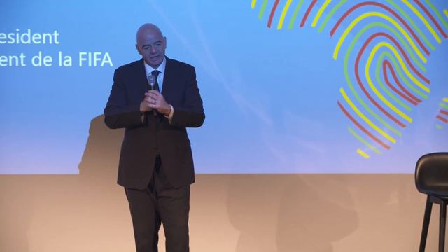 FIFA president Gianni Infantino speaks to African Member Associations. смотреть онлайн