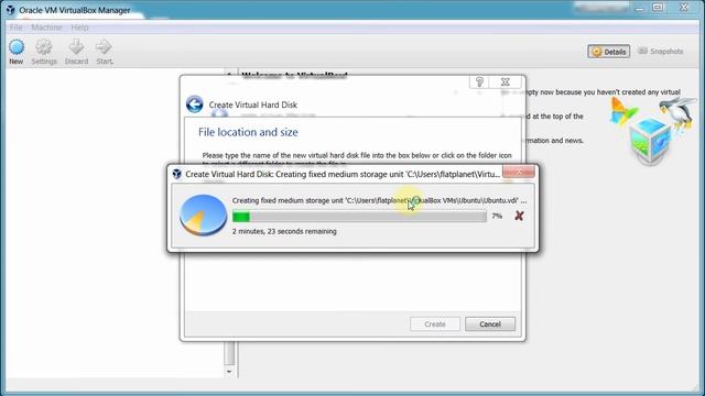 Ubuntu Linux on Windows With VirtualBox For Web Development - Create Linux Virtual Box смотреть онлайн