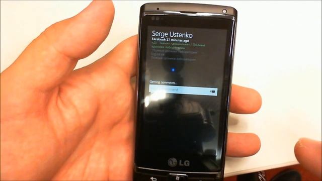 Краткий "живой" видеообзор Windows Phone 7 смотреть онлайн