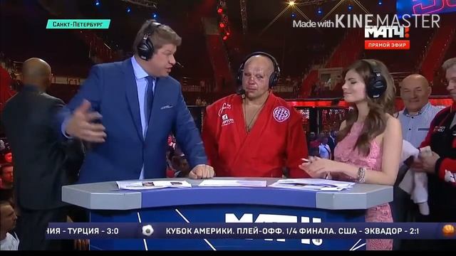Федор Емельяненко, после боя с Фабио Мальдонадо. смотреть онлайн