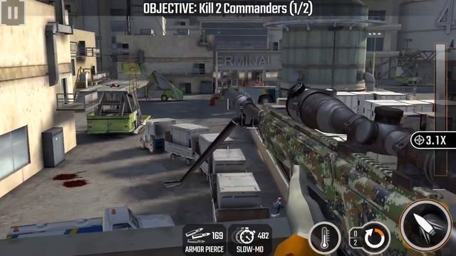 Sneak Attack, Sniper Strike special ops mission #3- Airport (rifle/zone 10) смотреть онлайн