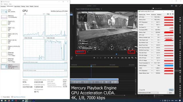 Adobe Premiere Pro Mercury Playback Engine Software Only VS GPU Acceleration CUDA
