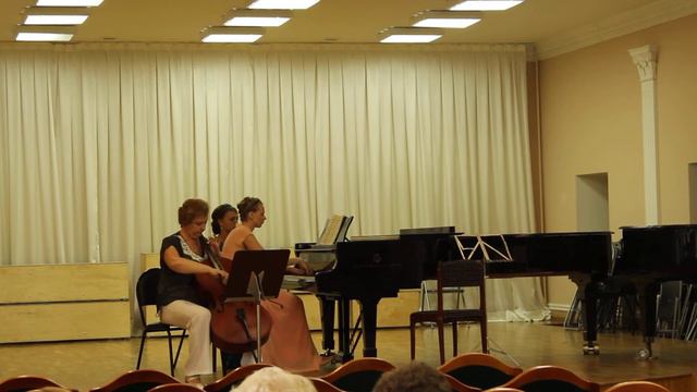 Лизогуб. Соната для виолончели и фортепиано, часть первая.