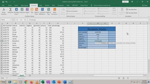Students marks listing by ID number in 2021 | technology excel смотреть онлайн