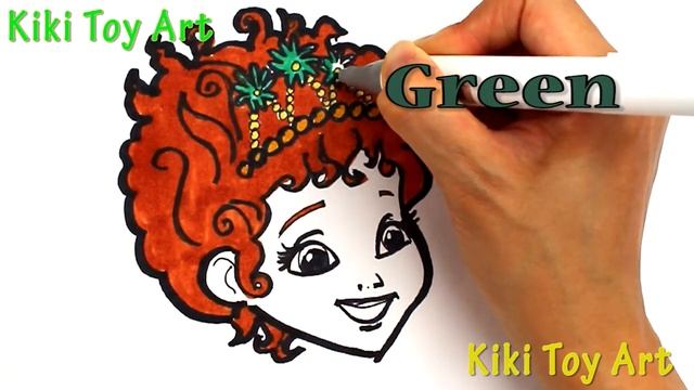 Glitter Fancy Nancy Butterfly Drawing and Coloring смотреть онлайн