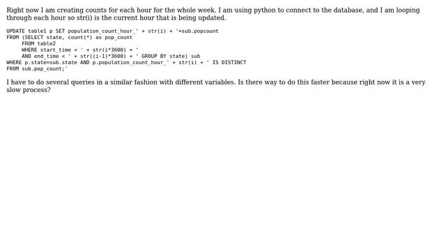 Databases: How can I speed up my count queries? смотреть онлайн