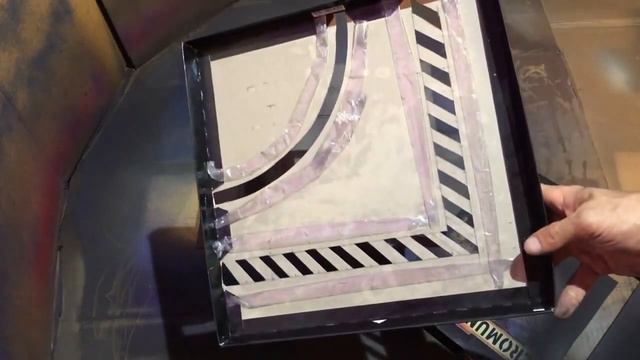 Quickly Spray Paint Gaming Table Designs Using Stencils For Necromunda Warhammer 40k Or Kill Team