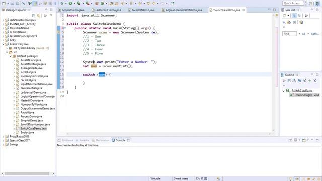 Java Lesson 9.4 - Decision Making Statements (Switch Case) смотреть онлайн