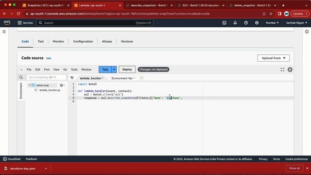 aws lambda function : Delete Snapshots the Easy Way смотреть онлайн