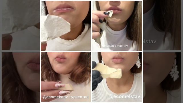Chalk clay eating/Ем мел глину/АСМР мел глина/Мелоежка смотреть онлайн