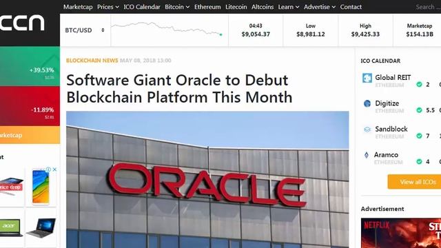 Oracle and facebook interested with Blockchain смотреть онлайн