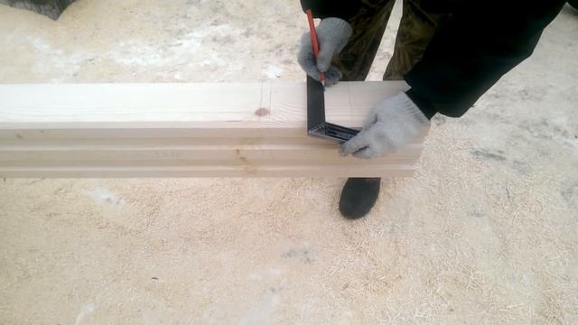 Запил чаши в профилированном брусе (1) смотреть онлайн