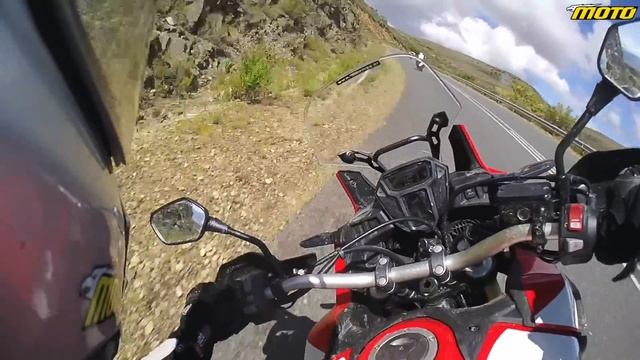 Honda Africa Twin 2016 - Test Ride Off Road - Onboard Top Speed - MOTO Magazine