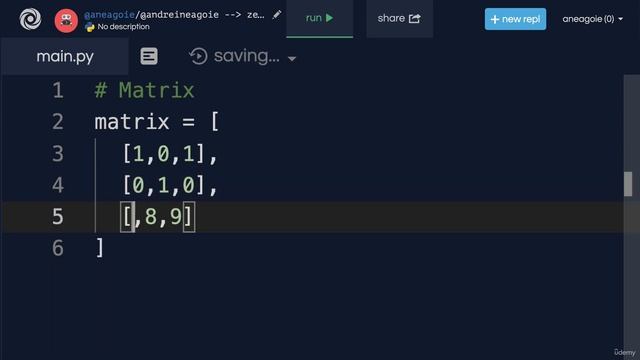New Complete Python Course 2023 - Matrix in Python 2023 смотреть онлайн