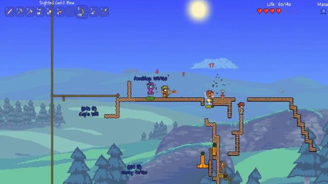 Terraria PvP - 1.2 Capture the Gem #3! (Part 2) смотреть онлайн