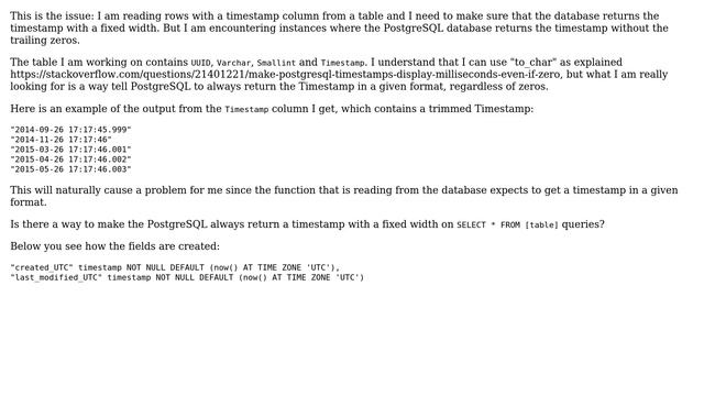 Databases: Keep trailing zeros on Timestamp SELECT (2 Solutions!!) смотреть онлайн